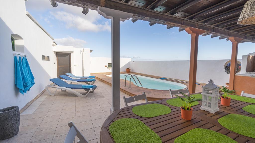 Villa With Amazing Views, Jacuzzi And Private Pool San Bartolome  Exterior photo